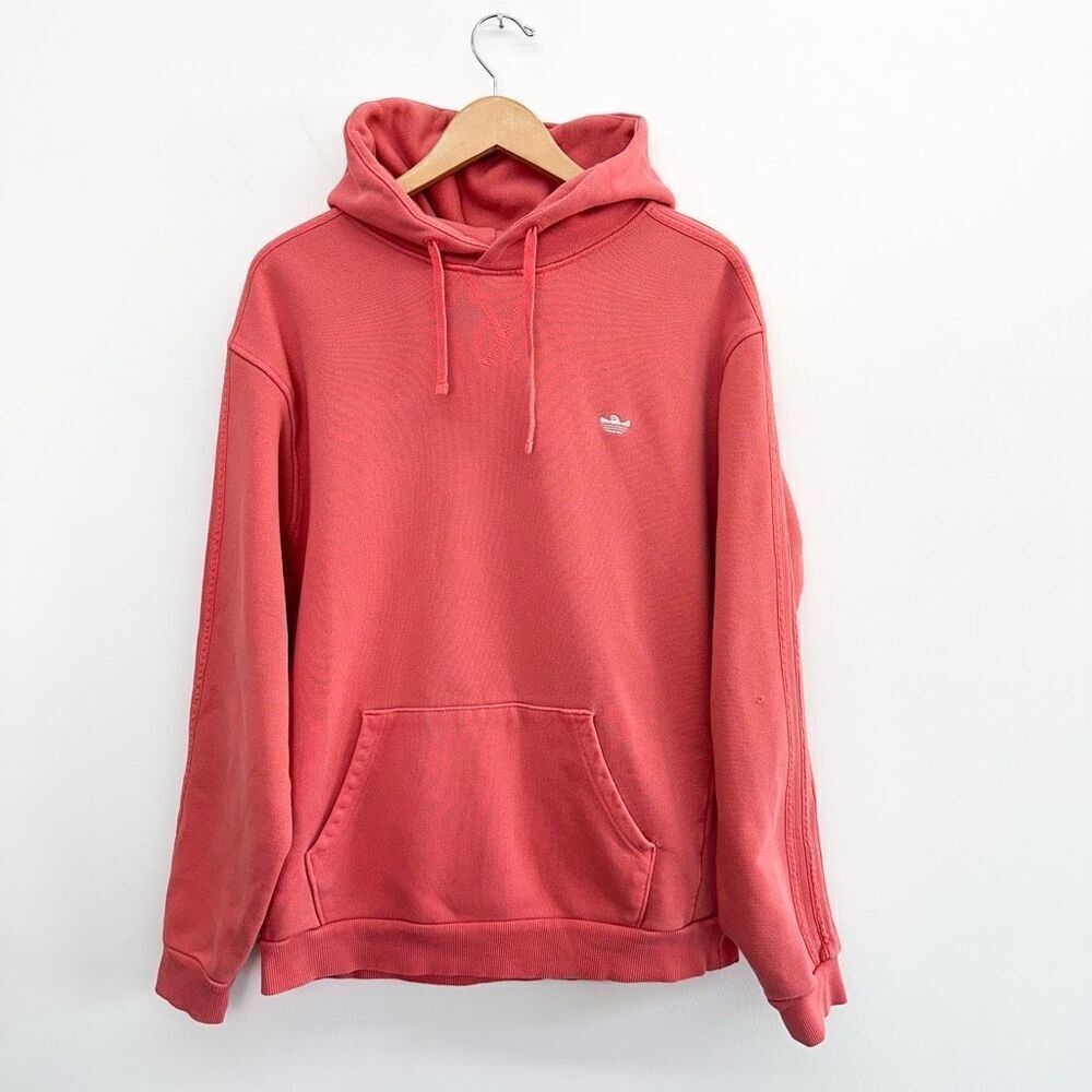 Adidas Skateboarding Unisex Shmoofoil Heavy Weight Pink Hoodie Semi Turbo Sweats